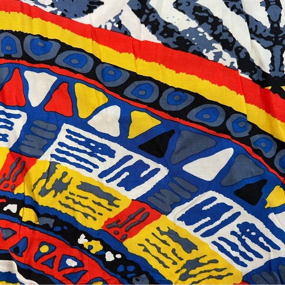 Boohoo Man Short Sleeve Retro Print Casual Button Up Collared Shirt Large New - Picture 3 of 6